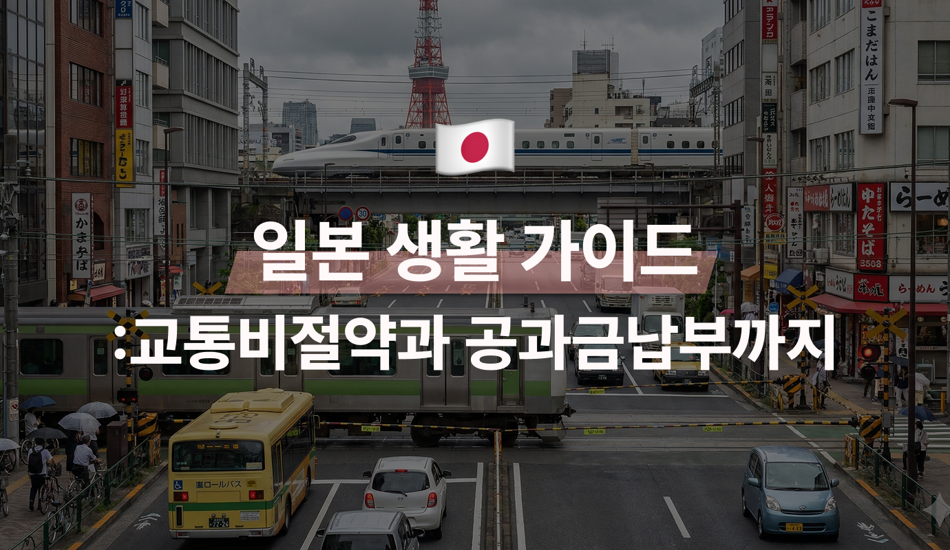 일본 생활 가이드 일본 교통비 절약과 공과금 납부까지