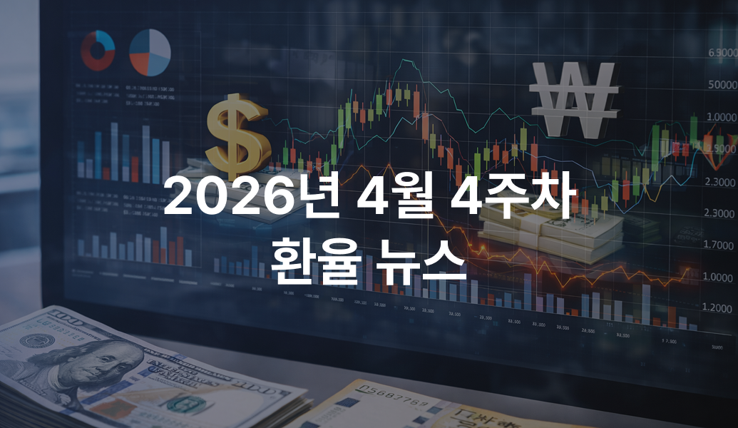 [2026년 4월 4주차] 계속되는 중동 리스크와 G-4 통화정책에 달린 이번 주 환율